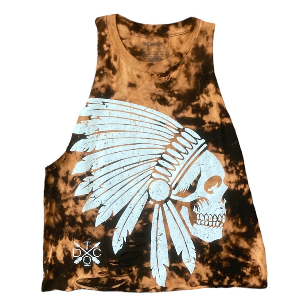 TDC Apache Tye Dye Crop Tank Top